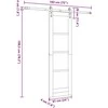 Slankios durys Balta 61 x 198,5 cm