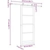 Slankios durys ORKDAL Balta 93 x 232 cm