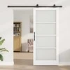 Slankios durys ORKDAL Balta ir juoda 93 x 211 cm