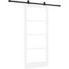 Slankios durys ORKDAL 93 x 211 cm Balta ir juoda