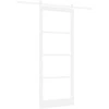 Slankios durys 93 x 232 cm Tvirtos pušies mediena ir stiklas