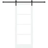 Slankios durys ORKDAL Balta ir juoda 83 x 211 cm