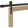 Slankios durys 73,5 x 198,5 cm Natūrali ir juoda