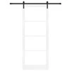 Slankios durys ORKDAL Balta ir juoda 93 x 232 cm