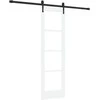 Slankios durys 61 x 198,5 cm Tvirtos pušies mediena ir stiklas