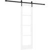 Slankios durys Balta ir juoda 61 x 198,5 cm