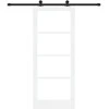 Slankios durys ORKDAL Balta ir juoda 83 x 202 cm