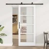 Slankios durys ORKDAL Balta ir juoda 83 x 202 cm