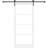 Slankios durys ORKDAL Balta ir juoda 93 x 211 cm
