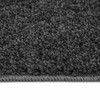 Neslystantis plaukuotas kilimas Tamsiai pilka 120 x 120 cm PP