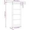 Slankios durys ORKDAL Natūrali 93 x 211 cm