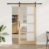 Slankios durys ORKDAL Natūrali ir juoda 93 x 211 cm