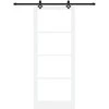 Slankios durys ORKDAL Balta ir juoda 93 x 232 cm
