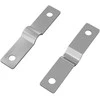 Smūgio įdėklas 2 vnt. Sidabro 50 x 10 x 1,2 mm Geležis