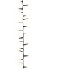 Smulkių LED lempučių girlianda, 13m, PVC, 400 šiltų baltų LED