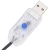 Smulkių LED lempučių girlianda, 13m, PVC, 400 pastelinių LED