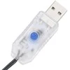 Smulkių LED lempučių girlianda, 13m, PVC, 400 pastelinių LED