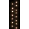 Smulkių LED lempučių girlianda, 25m, PVC, 1000 šiltų baltų LED