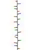 Smulkių LED lempučių girlianda, 45m, PVC, 2000 spalvotų LED