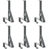 Sniego sargybos laikiklis 6 pcs Antracitas 29,5 x 3 x 34,5 cm