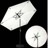 Sodo skėtis su LED šviesomis ir standu 270 x 270 cm Poliesteris