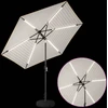 Sodo skėtis su LED šviesomis ir standu 270 x 270 cm Poliesteris