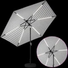 Sodo skėtis su LED šviesomis ir standu 300 x 300 cm Poliesteris