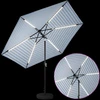 Sodo skėtis su LED šviesomis ir standu 300 x 300 cm Poliesteris