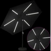 Sodo skėtis su LED šviesomis ir standu 300 x 300 cm Poliesteris