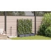 Sodo vazonas 3 pcs Pilka 120 x 40 x 125,5 cm Plastmasė