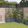 Sodo vazonas 3 vnt. Pilka 120 x 40 x 125,5 cm PP