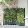 Sodo vazonas 5 pcs Pilka 120 x 120 x 125,5 cm Plastmasė
