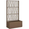 Sodas vazonas su trellis Ruda 80 x 36 x 140 cm PP