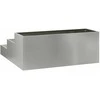 Sodo vazonas Sidabro 90 x 90 x 35 cm Cinkuota plienas