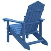 Sodo Adirondack kėdė, mėlynos spalvos, HDPE