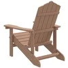 Sodo Adirondack kėdė, rudos spalvos, HDPE