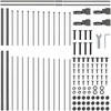 Sodo tvora 6 pcs Pilka 170 x 165 cm