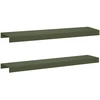 Sodo apvadų dengiamasis profilis 2 vnt. 100 x 20 x 5 cm Plienas