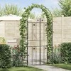 Sodo arka Paprastas Juoda 115 x 37 x 226 cm