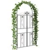 Sodo arka Paprastas Juoda 115 x 37 x 226 cm