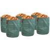 Sodo atliekų maišai 12 pcs Žalia 66 x 66 x 83,5 cm