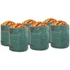 Sodo atliekų maišai 12 pcs Žalia 67 x 67 x 75,5 cm