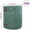 Sodo atliekų maišai 12 pcs Žalia 45 x 45 x 76 cm Polipropilenas