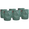 Sodo atliekų maišai 12 pcs Žalia 66 x 66 x 83,5 cm
