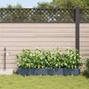 Sodo vazonas 4 pcs Pilka 160 x 40 x 22 cm Plastmasė