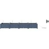 Sodo vazonas 4 pcs Pilka 160 x 40 x 22 cm Plastmasė