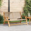 Sodo baldai Smėlio 122 x 78 x 73 cm Kietos akacijos mediena