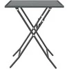 Lauko baldų komplektas Sodo baldų komplektas, 3 dalių, antracito, išplėstas metalas