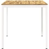 Sodo Baro Stalas NAARDEN Balta apdaila 110 x 108,5 x 105 cm