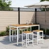 Sodo Baro Stalas Balta 141 x 80,5 x 105 cm